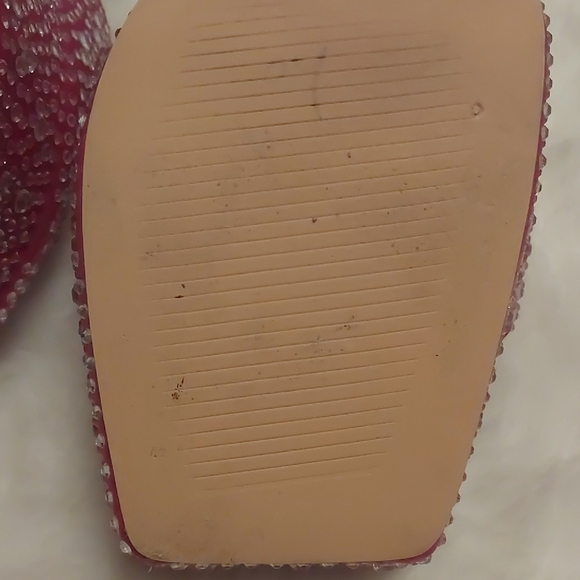 Pink Rhinestone Platform Heels - Picture 10 of 15